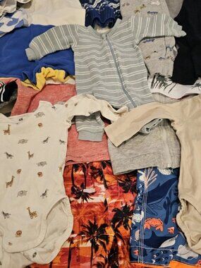 🔥 Baby Boys 0–12M Clothing Lot